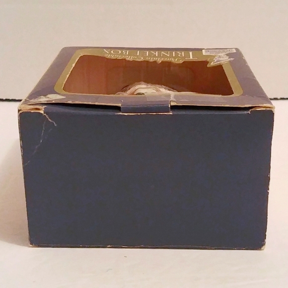 Santa and Bear Porcelain Hinged Trinket Box NIB - Picture 8 of 9